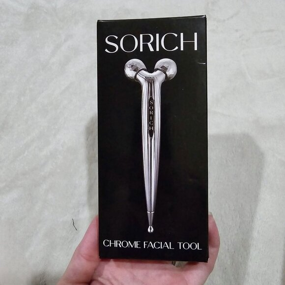 🆕️🆑️ Sorich Chrome Facial Tool  360° Dual Roller for Contours & Lifting - Picture 5 of 7